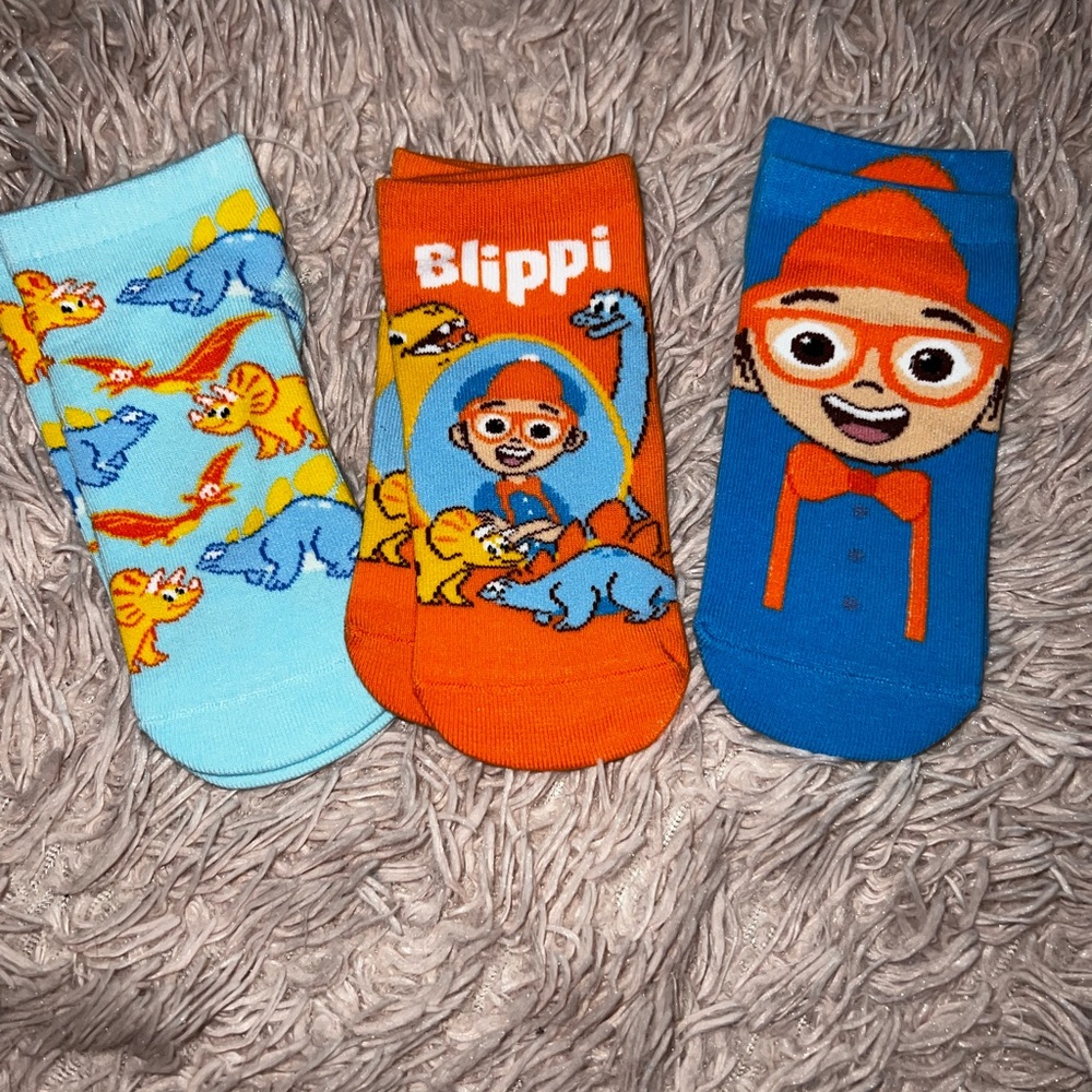 Blippi Kids Dinosaur Socks Set